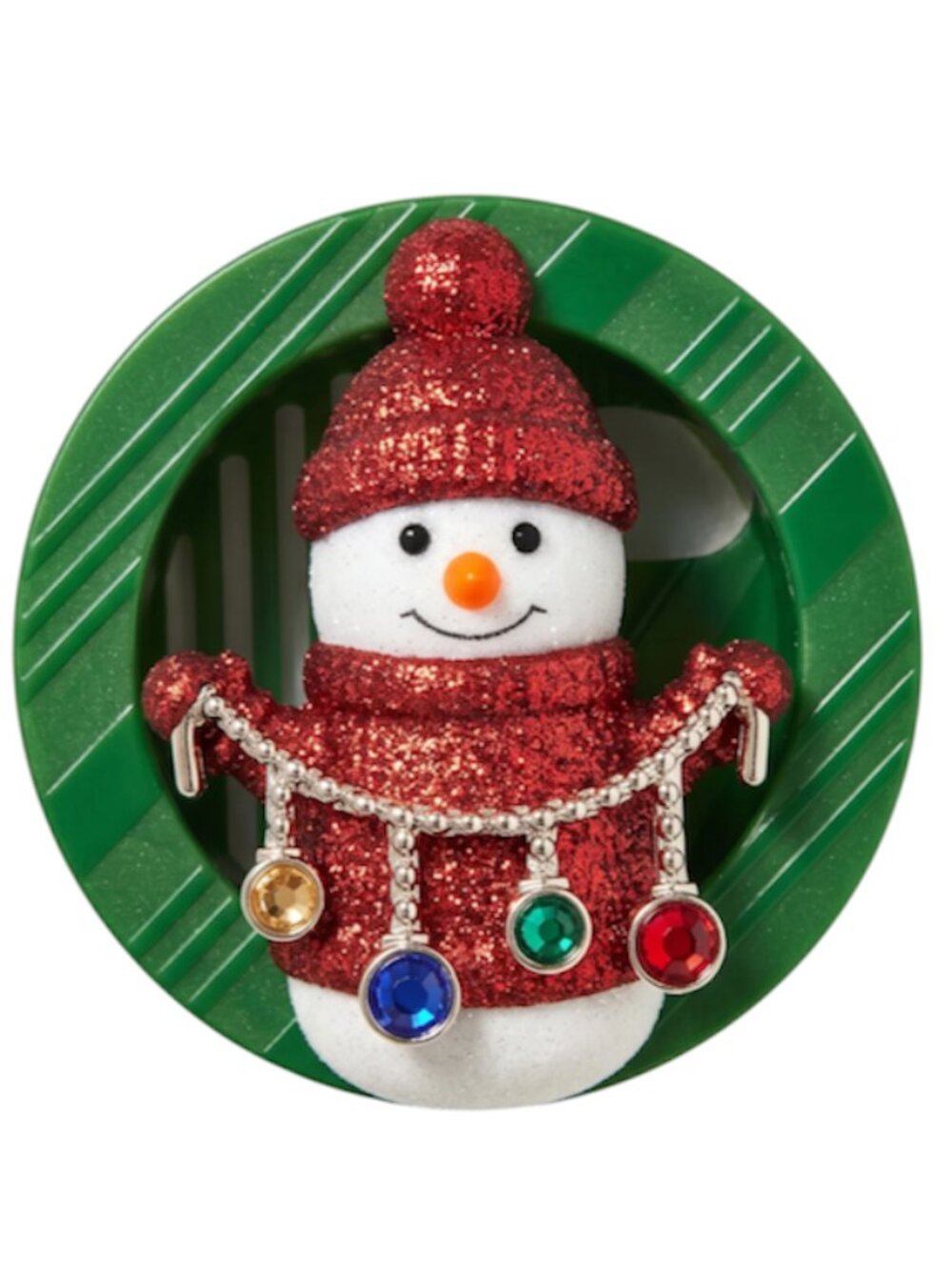 Bath & Body Works Festive Snowman Vent & Visor Car Clip Fragrance Holder